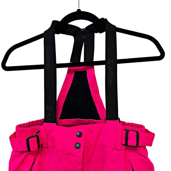 Killtec Snow Bib Insolation Overalls Detachable Suspender Ski Waterproof Pants - Picture 4 of 13